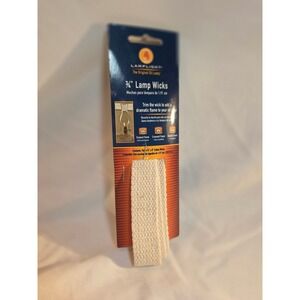 Lamplight 3/4" Cotton Lamp Wicks 8" Long Replacement Oil Lamp Wick 3 Pack 09996